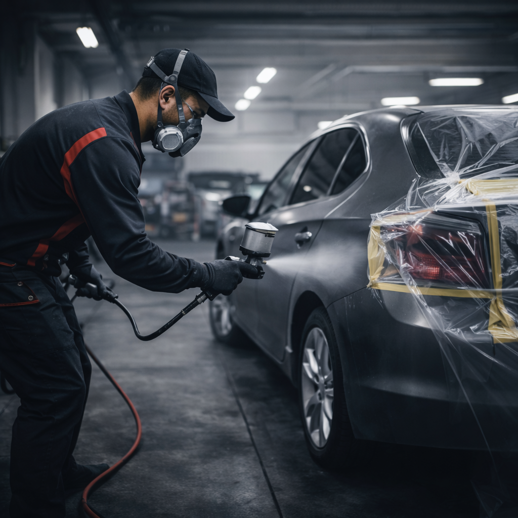 Servicio de planchado y pintura automotriz